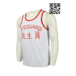 VT140 Custom vest t-shirt Lifeguard  Swimming pool  Vest T-shirt manufacturer VT140 Custom vest t-shirt Lifeguard  Swimming pool  Vest T-shirt manufacturer